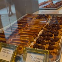 Financiers and chocolate cookies  at ID-eclair in Pasadena