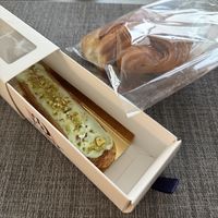 Pistachio Eclair & Chocolate Croissant   at ID-eclair in Pasadena
