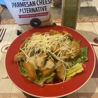 DIY Vegan Chick’n Caesar Salad 😛 w/TJ Ingredients (Using Impossible Nuggets Sliced)  at Trader Joe's in Modesto