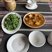 Tofu with tomato. Very tasty.  at Culture Puluong Restaurant in Thanh Hoa