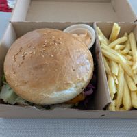 Vegan teriyaki burger. at Shibumi. in Liberec