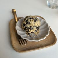 Vegan chocolate ball  at Shibumi. in Liberec