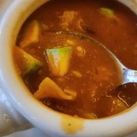 Traditional colombian soup at Crepes & Waffles - Centro Comercial Palatino in Bogota