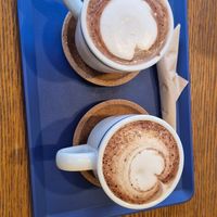 Hot chocolate with soy milk at The Story in Jeonju