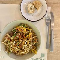 Bowl con seitan, muy bien   at Artesano Organic and Fresh Food in Barranquilla