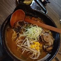 Miso ramen mit Pilzen und Tofu at Ramen1974 in Leipzig