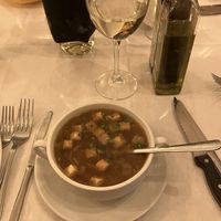 Onion soup  at The Sands Bistro in Torrevieja
