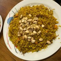Vegan biryani  at Ashur Banipal in Sofia