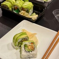 Tempeh veggie roll at Zen Sushi in Asheville