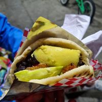 Arepa vegana at Deliciosas Empanadas Venezolanas in Salento