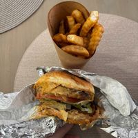 My Fussy Hussy burger at Slutty Vegan in Baltimore