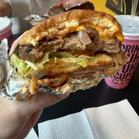 One night stand burger (MESSY but delicious)  at Slutty Vegan in Baltimore