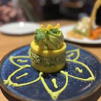 Vegan causa  at Serva Peruvian Cuisine in Hailey