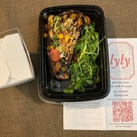 Vegan grilled eggplant at LyLy Vietnam Cookhouse in New York City