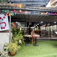 Outside of restaurant   at S and S Indian Restaurant in Hua Hin