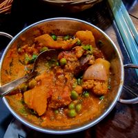 Vegetable Jalfrezi at S and S Indian Restaurant in Hua Hin