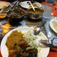Mains (already half eastern) at S and S Indian Restaurant in Hua Hin