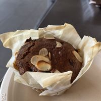 Vegan banana and blueberry muffin   at Zarraffa's Coffee in Yamanto