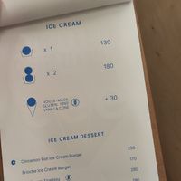 Prices at eee ice cream and bakes - 純素冰淇淋 in Taipei
