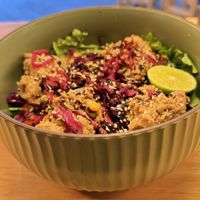 Tuna saladd  at STAY GOLD in Koh Phangan