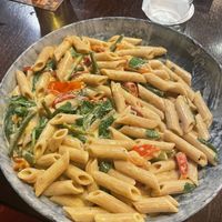 Pasta dish minus the burger buns!   at Shannon Springs Hotel in Shannon