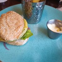 Vegan burger at Shannon Springs Hotel in Shannon