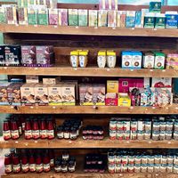 Pulses, teas, sauces and sweet items  at Emirates Bio Farm  in Al Ain