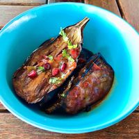Chilli aubergine  at The Farmer's Table  in Al Ain