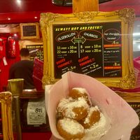 Vegan smoutebollen at Delforge in Waasmunster