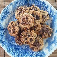 Galletas de banana y avena con chispas de chocolate at Ciao Mamma in Rocha