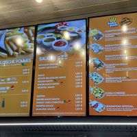 Menu  at Babapom in Cologne