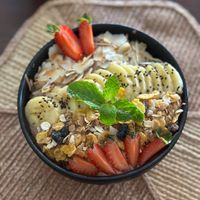 Smoothi Bowl ‚chocolate Mantra‘ at OffShore in Hikkaduwa