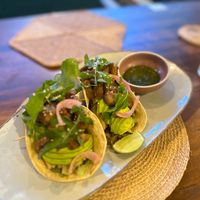 Vegan tacos at OffShore in Hikkaduwa