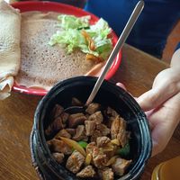 Nicht vegan😄Gericht mit Rind at Restaurant Mama of Africa in Giessen