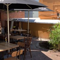 Lovely garden setting   at Zola's Kitchen & Deli in Kalk Bay