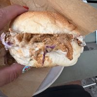 Non pulled pork sandwich  at Gastronomia 17 in Vasto