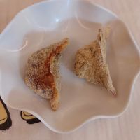 Gyoza tortinha de maçã at Panda Ya LaPi in Sao Paulo