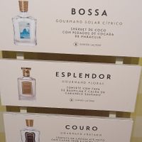 Opções veganas: Rosa Damascena (base morango) e Époque Tropical (base de caju) [foto de julho/2025] at Granado Verão in Sao Paulo