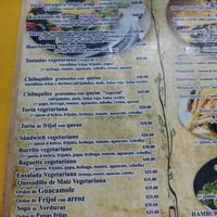 Updated menu at El Caracol de Jade in Palenque
