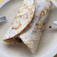 burrito at El Caracol de Jade in Palenque