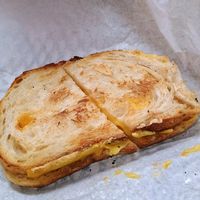 Vegan cheese sandwich at Drewbies in Sedona