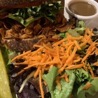 The BLTA with mixed greens - such a good sandwich! 🤤  at Nectar Cafe in Auburn