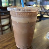 Iced mocha with oat milk - so good!   at Nectar Cafe in Auburn