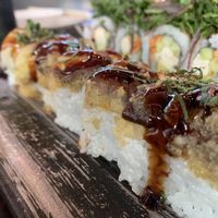 Shiitake to me with truffle oil and sweet soy sauce  at Blue Sushi Sake Grill in Fort Worth