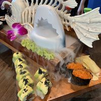 Green Goddess roll was one of our favorites at Blue Sushi Sake Grill in Fort Worth