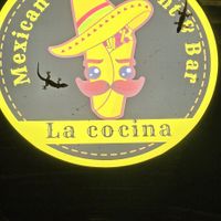 Entrance sign at La Cocina Mexican Restaurant in Koh Rong