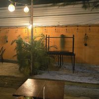 Outdoor seating at La Cocina Mexican Restaurant in Koh Rong