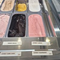 Today 4 types of vegan sorbets at Millers Little Ice Cream Shop in Cowaramup