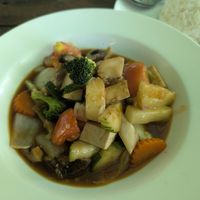 Sweet & Sour with Tofu at Back to December  in Koh Phayam