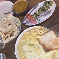 Bhindi Masala and roasted spicy brokkoli  at White Oak Resto in New Delhi